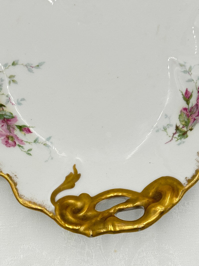 Plat De Service En Porcelaine De Limoges