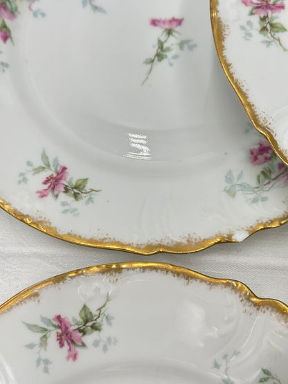 Limoges Porcelain Set of 6 Dessert Plates