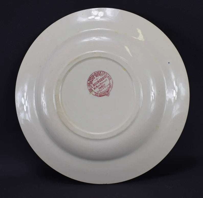 E Bourgeois Paris Soup Plate