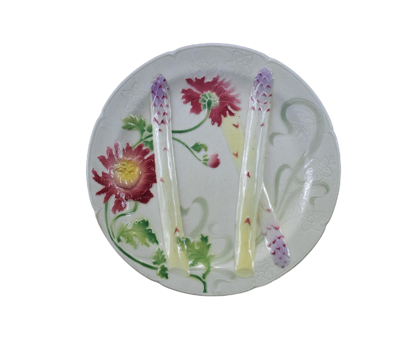 Art Nouveau Asparagus Plate