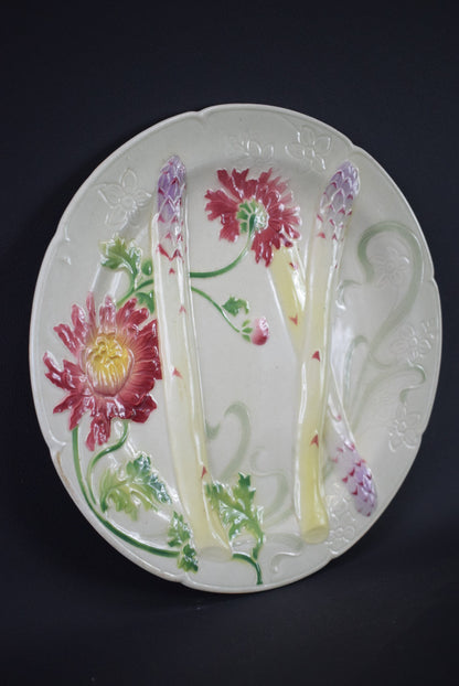 Art Nouveau Asparagus Plate