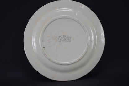 Art Nouveau Asparagus Plate