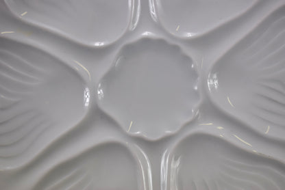 Limoges Porcelain Oyster Plate