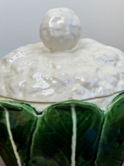 Trompe l'Oeil Cauliflower Covered Tureen