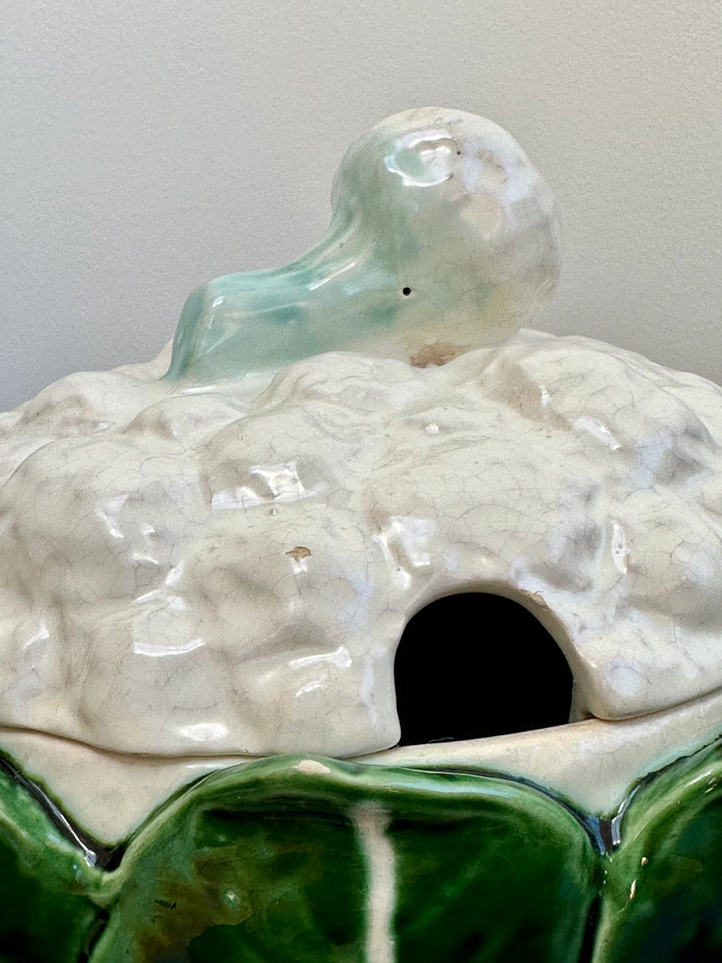 Trompe l'Oeil Cauliflower Covered Tureen