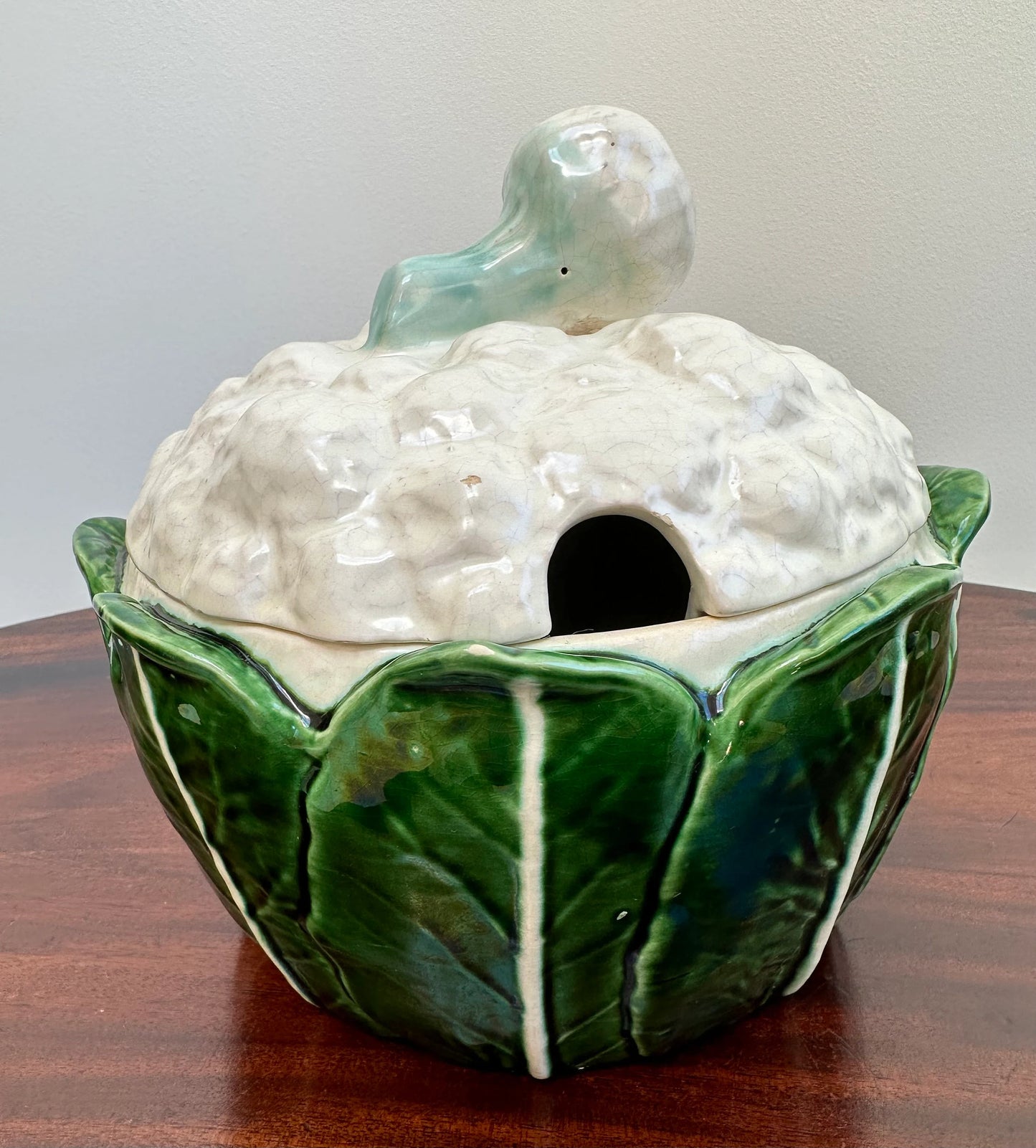 Trompe l'Oeil Cauliflower Covered Tureen