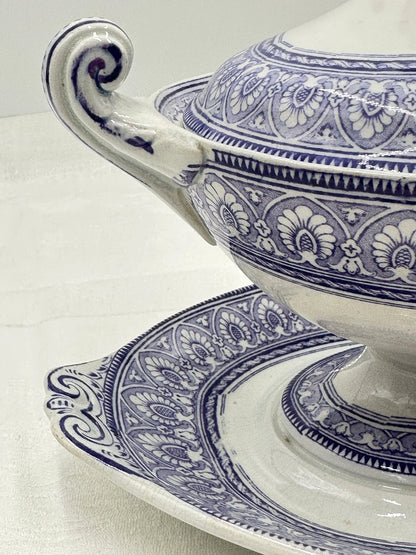 English Grecian Border Gravy Boat