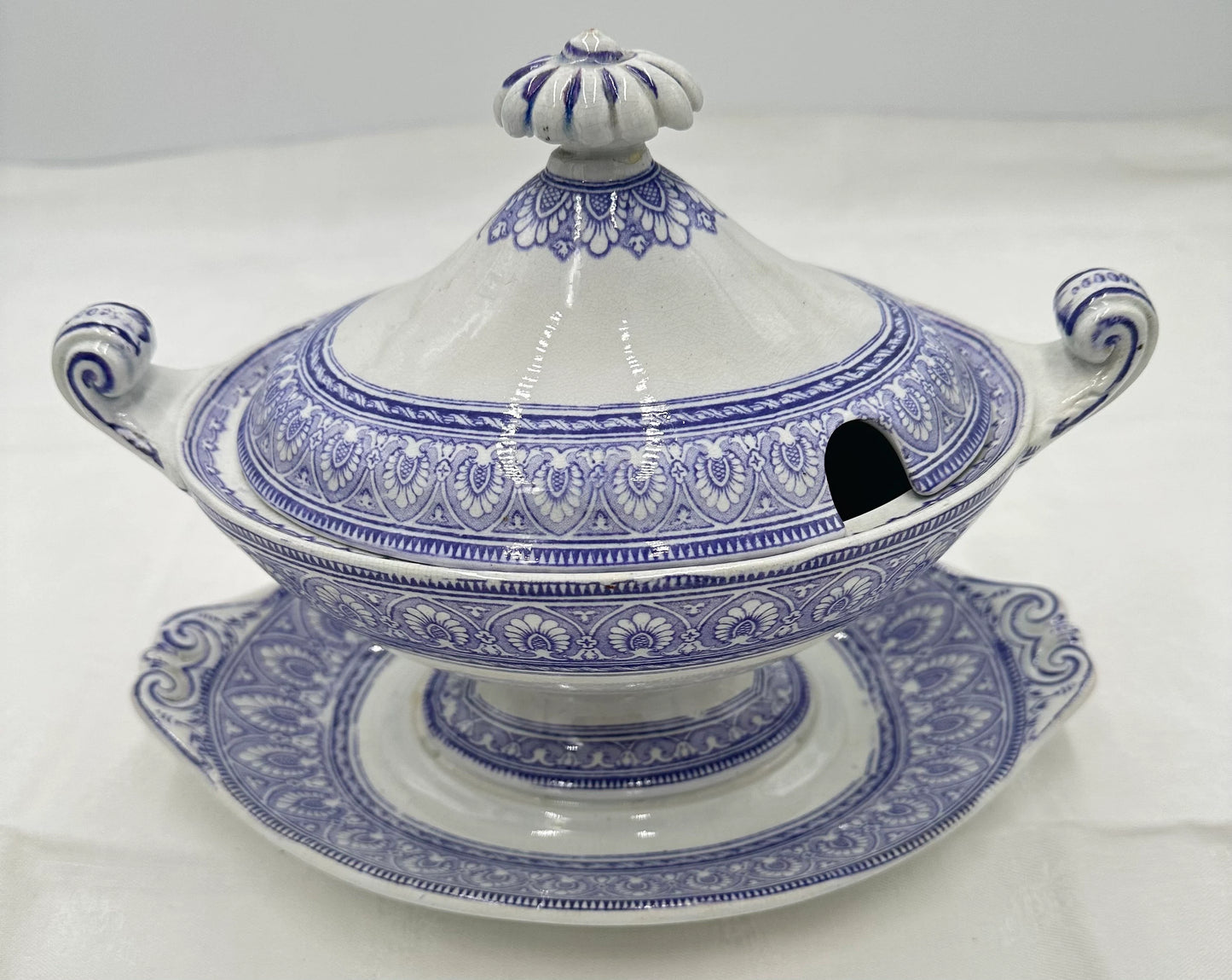 English Grecian Border Gravy Boat