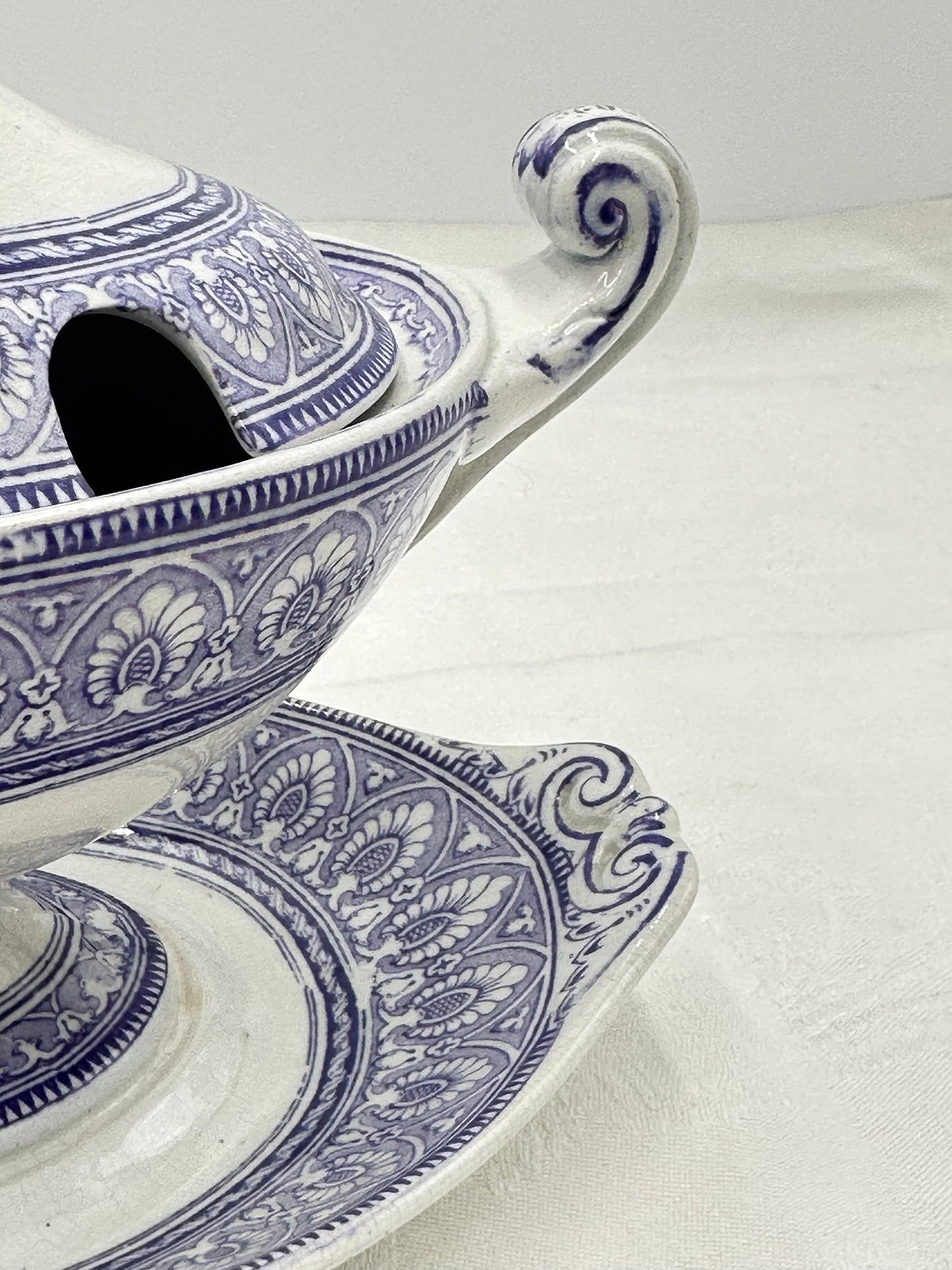 English Grecian Border Gravy Boat