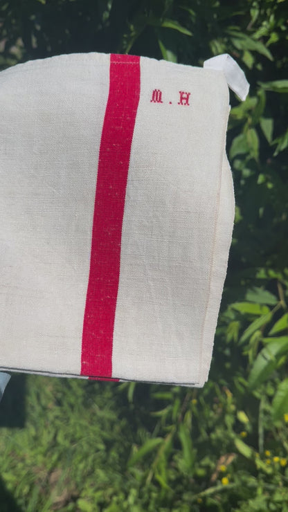 Kitchen Towel with Red Stripes