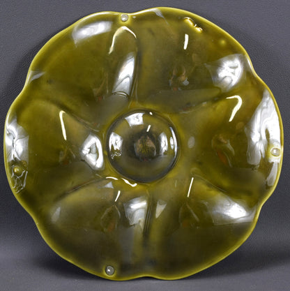 Assiette d'huîtres vertes de Gien