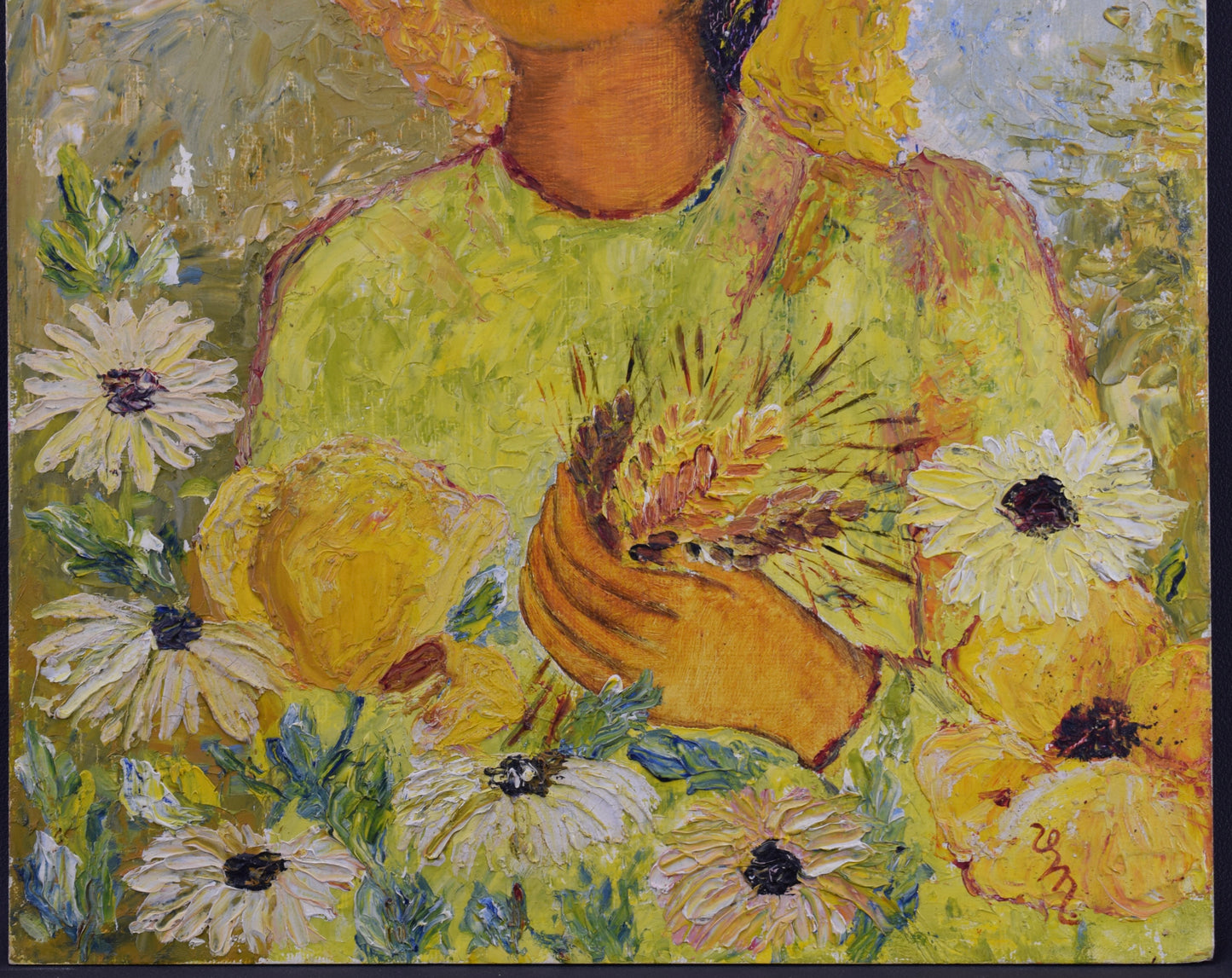 Yellow Woman Painting