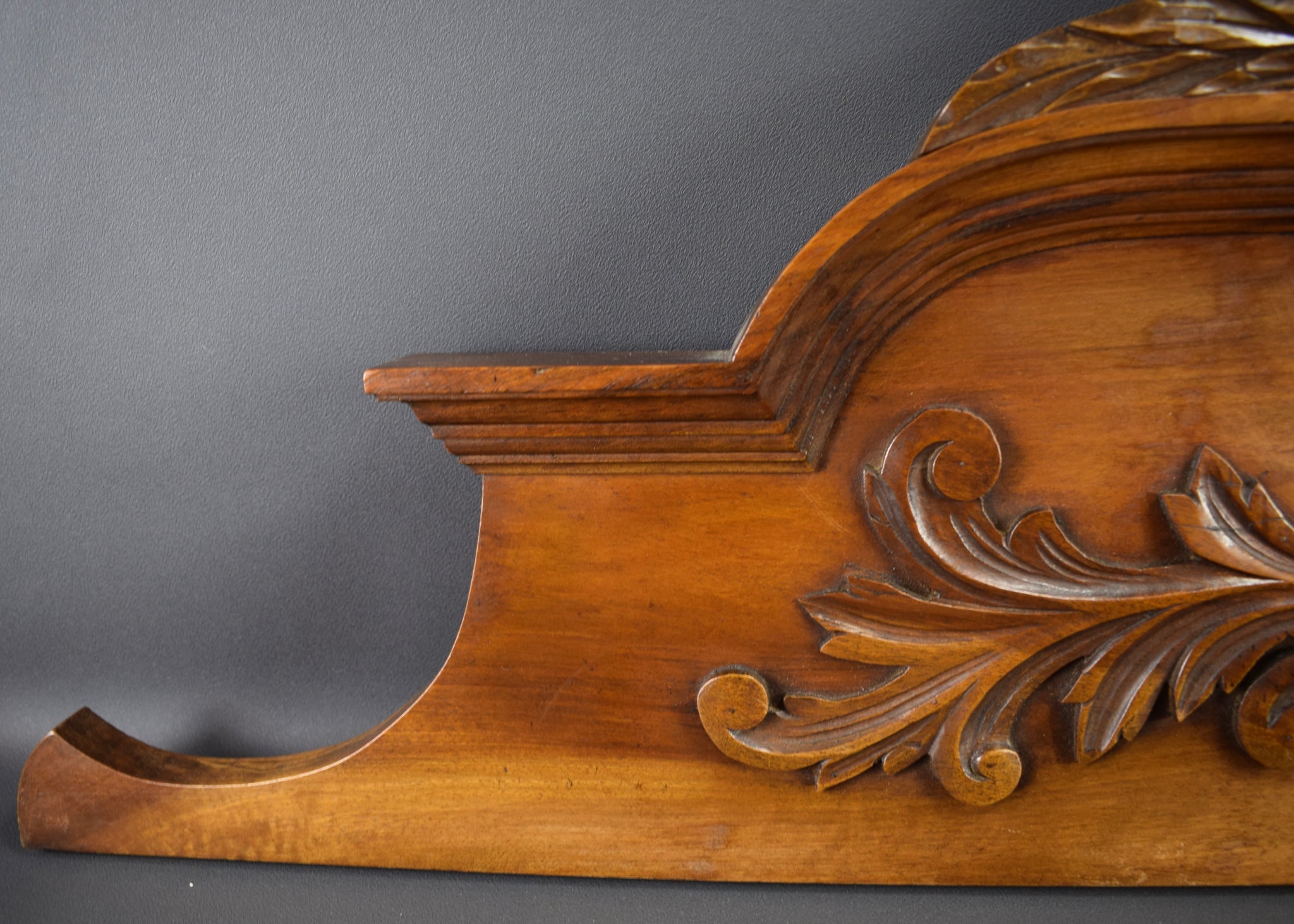 French Carved Wood Pediment