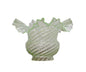 Opalescent Uranium Vaseline Swirl Glass Lamp Shade Kerosene Oil