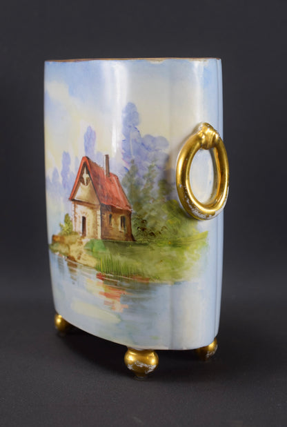 Limoges Painted Vase
