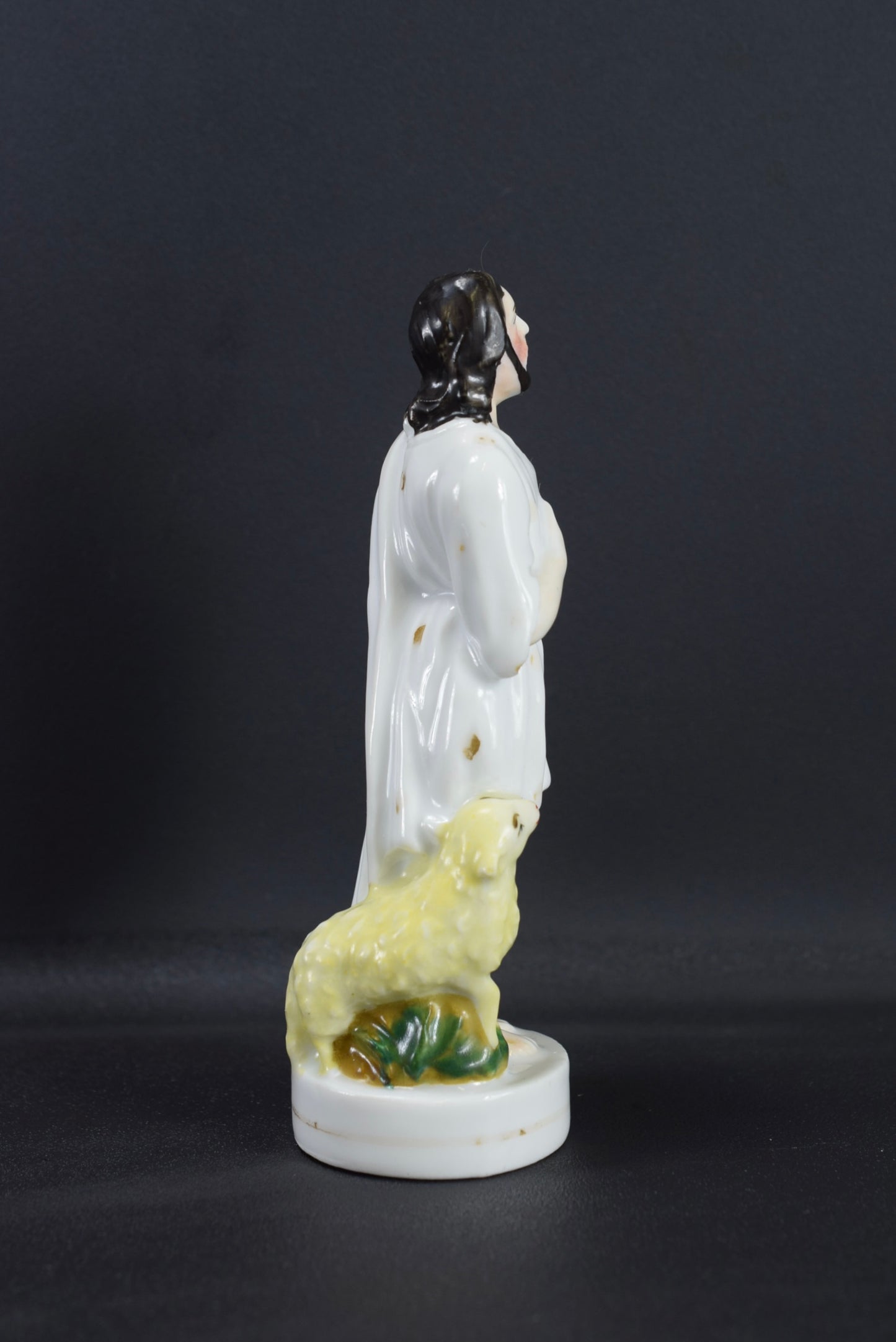 Statuette en Porcelaine Jesus Bon berger