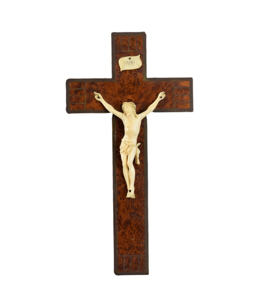 Wall Cross Hand Carved Crucifix Jesus Christ Corpus Wood