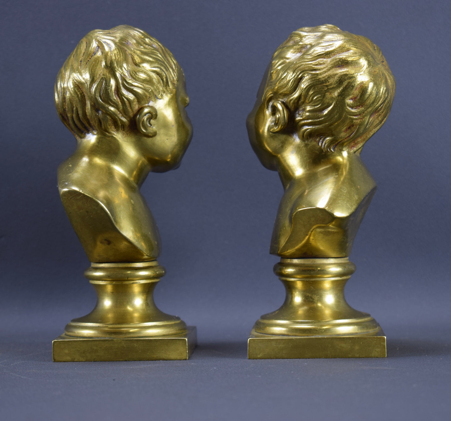 John who laughs and John who cries Statues