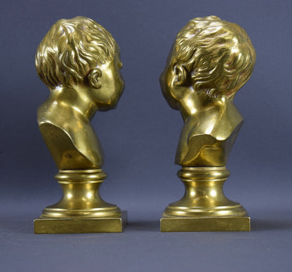 John who laughs and John who cries Statues