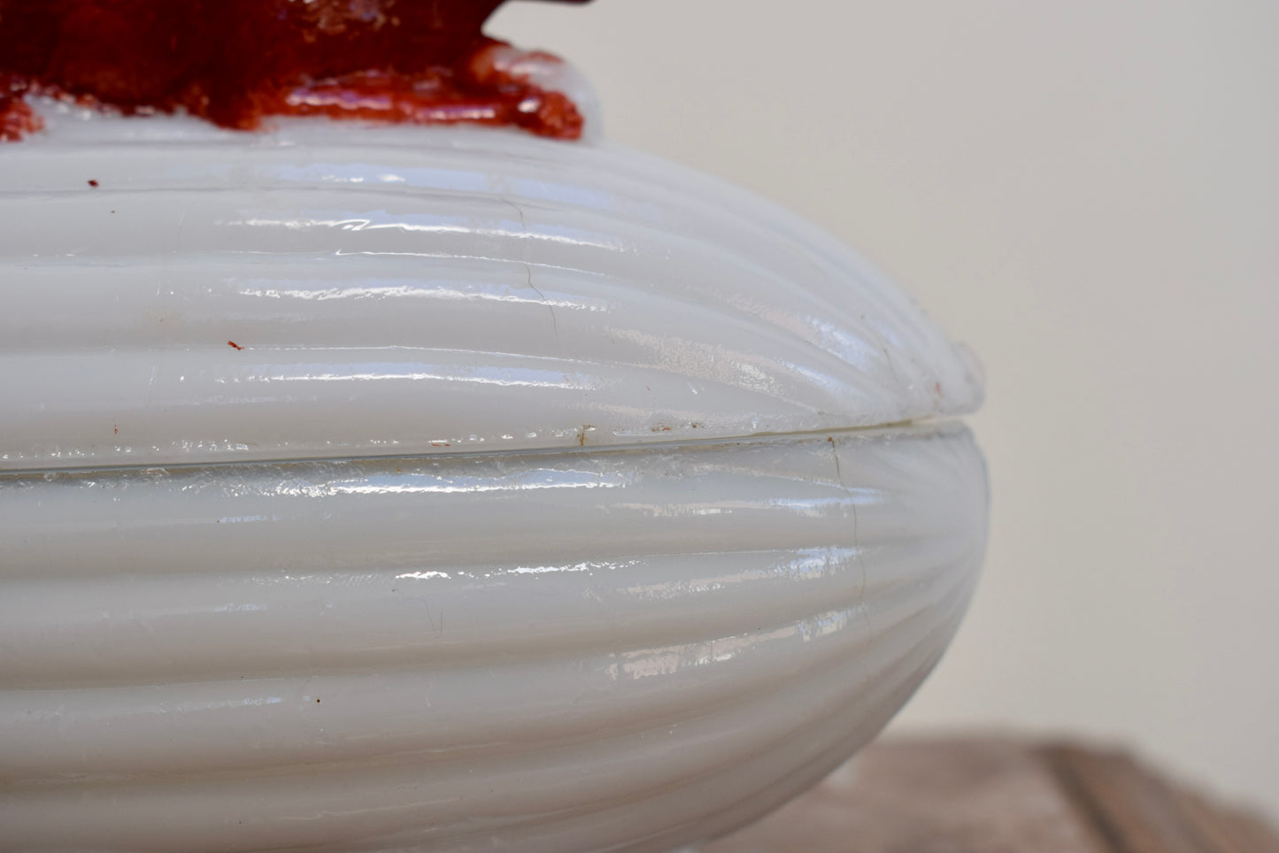 Écureuil en verre de lait Vallerysthal