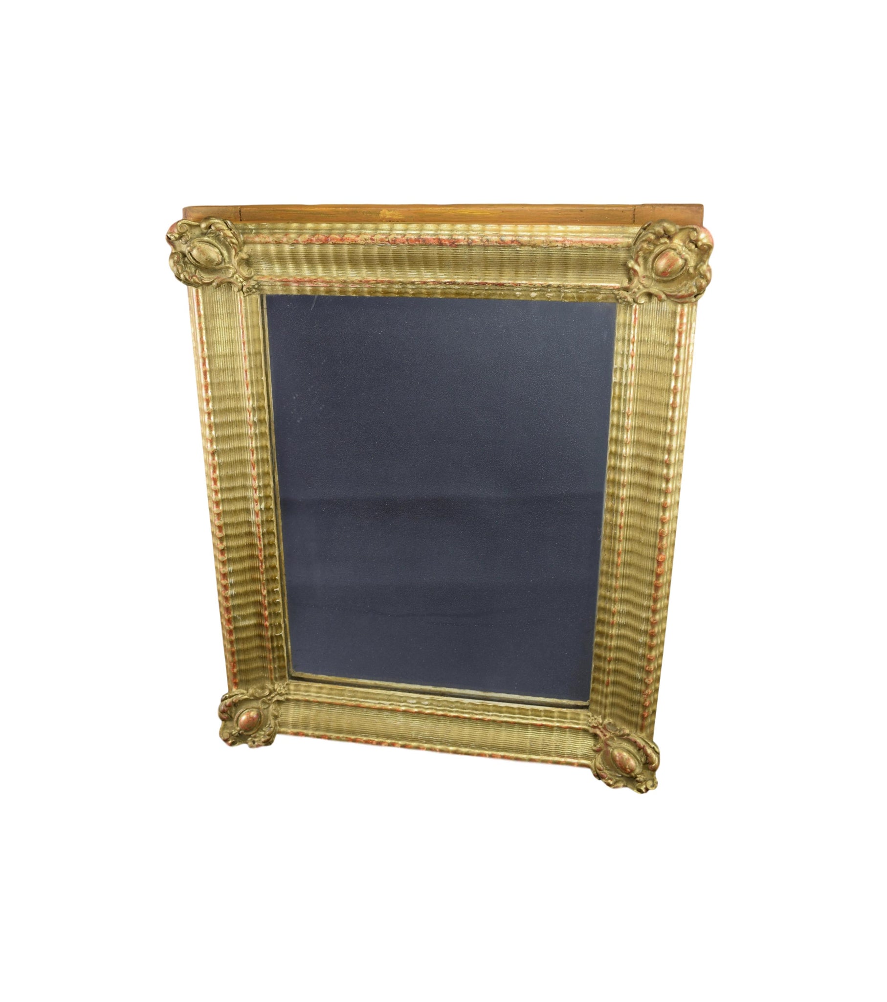 French Antique Mirror Gilded Stucco & Wood Empire Period