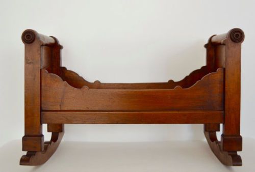 Baby Doll Rocking Bed - Charmantiques