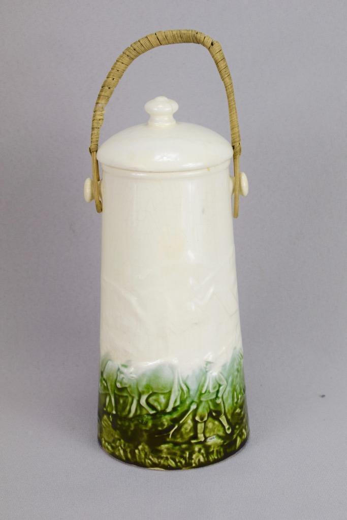 Majolica Milk Urn - Charmantiques