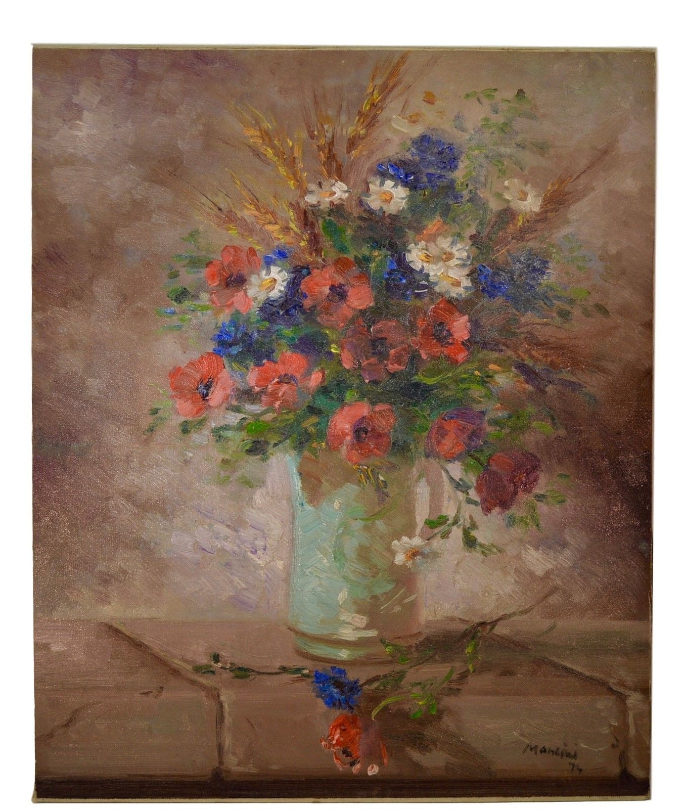 Flower Oil Painting - Charmantiques