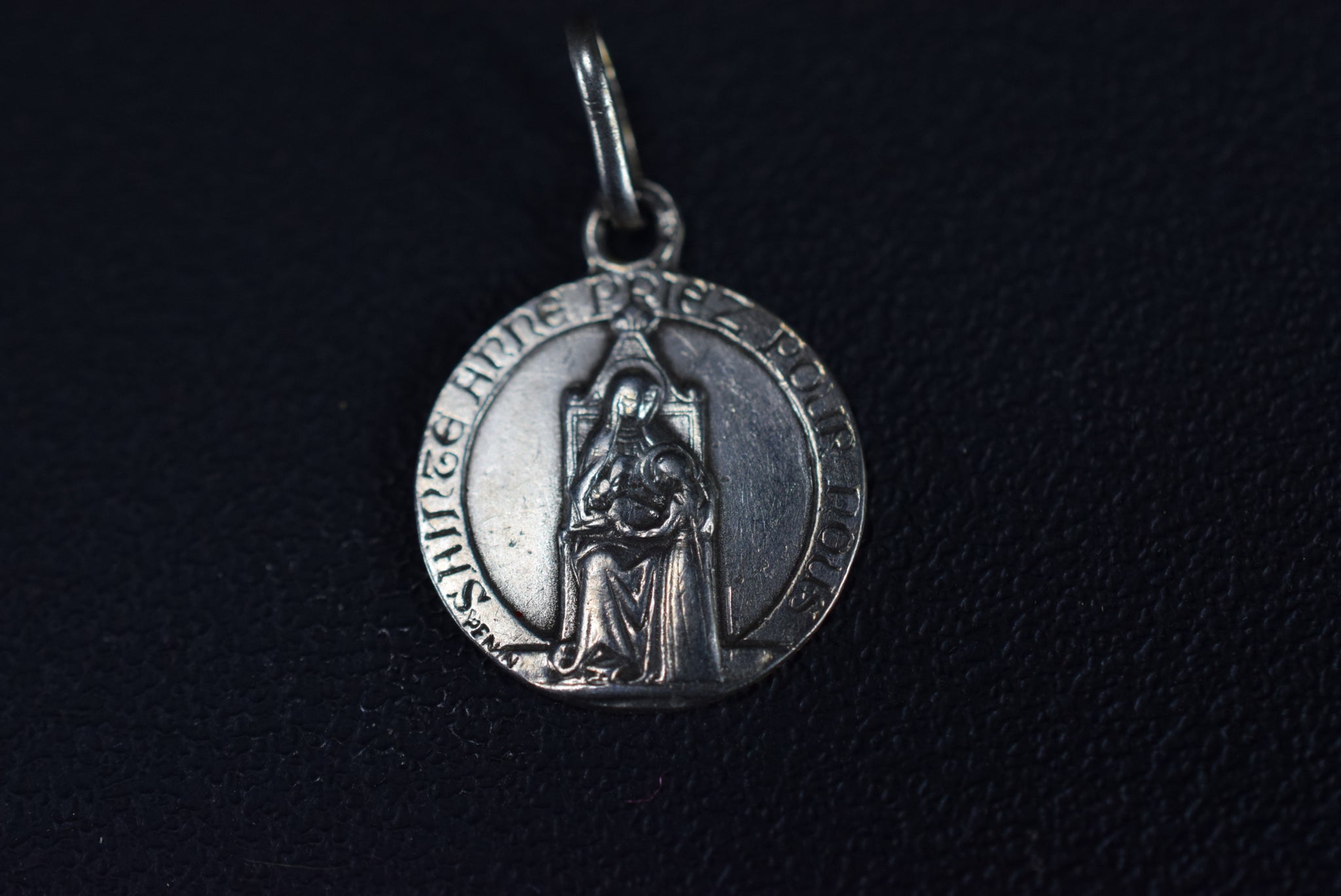 Saint Ann Medal by Penin Sterling Silver