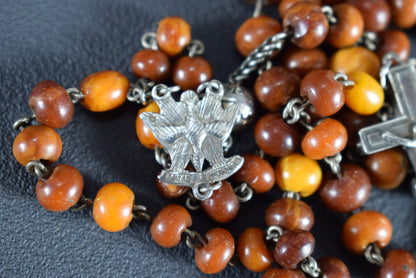 Red Cherry Amber Rosary