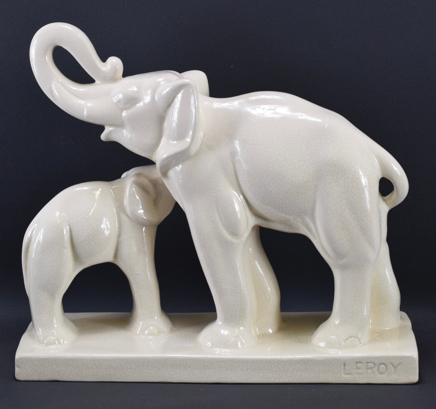 Art Deco Elephant Statue