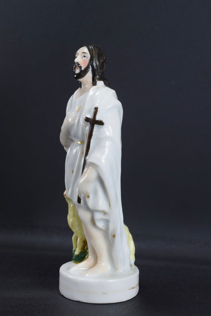 Statuette en Porcelaine Jesus Bon berger