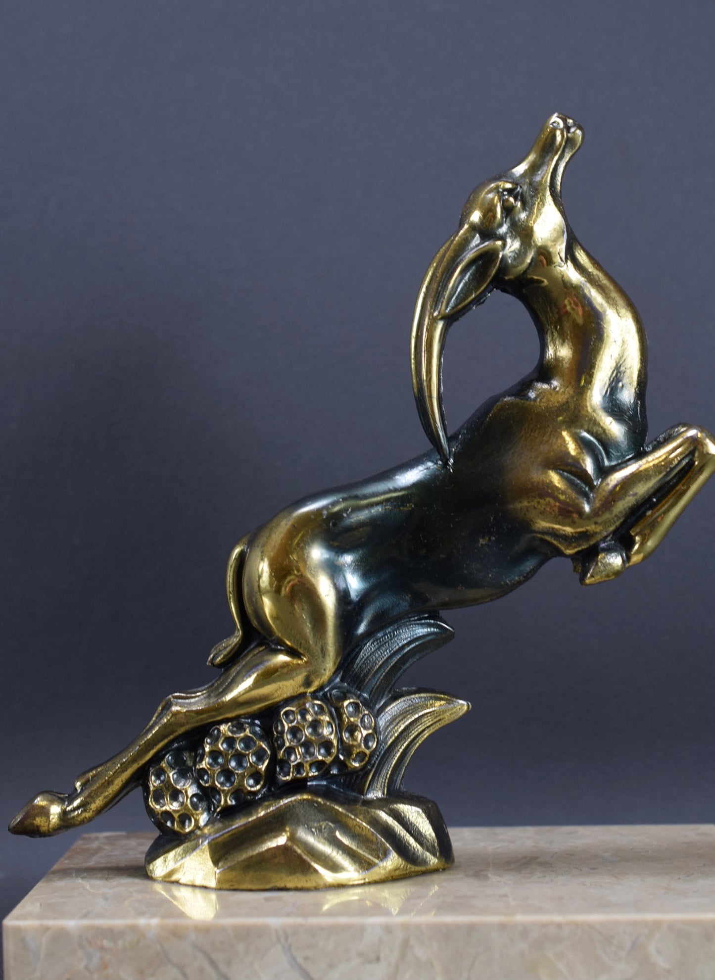Serre-livres Antilope Art Déco