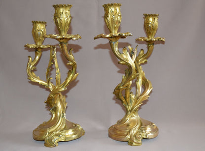 Rococo Candelabra - Charmantiques