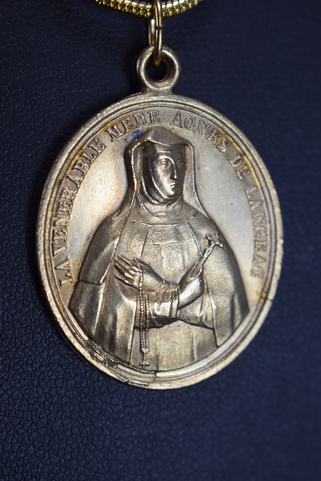 Saint Agnes Medal Necklace Langeac