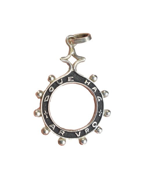 Vintage Breton Kelt Sterling Silver Cross Dizainier Decade Ring Pendant Necklace Rosary God and the country Doug Hag Ar Avro