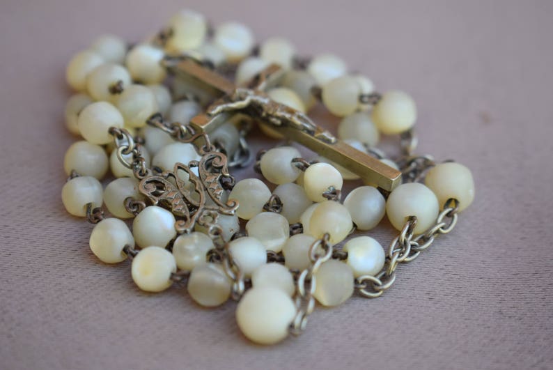 Vintage MOP Rosary