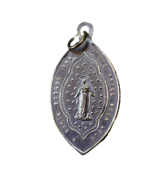 Our Lady of Fourviere Medal Lyon Mary Pendant