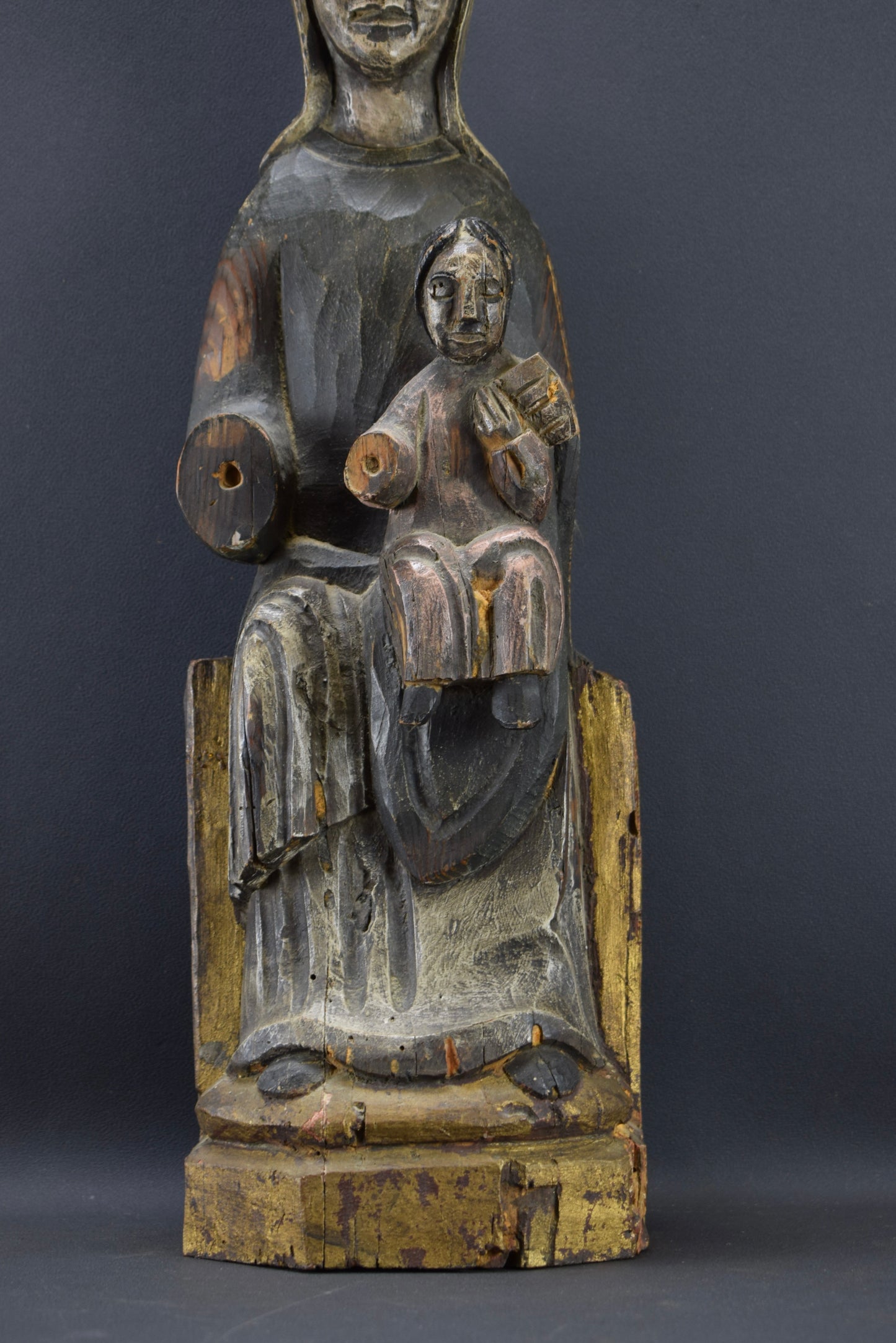 Grande statue de la Vierge à l'Enfant