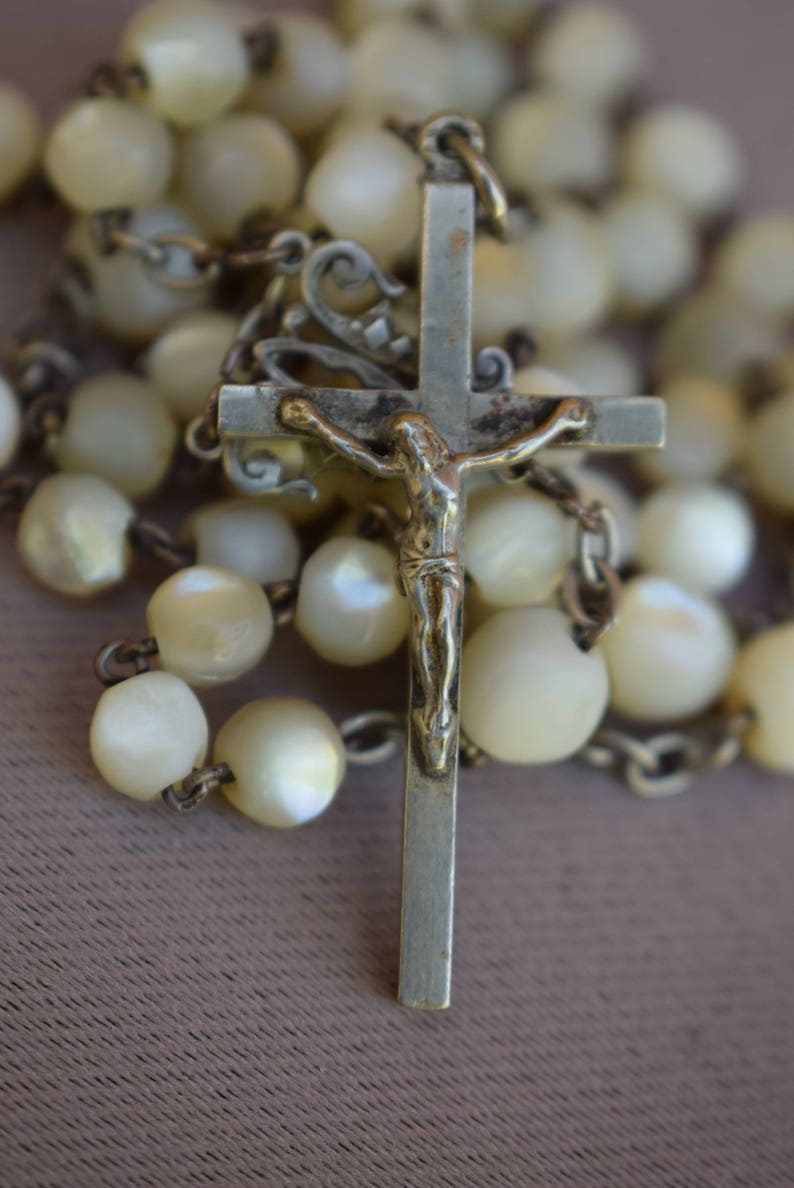 Vintage MOP Rosary