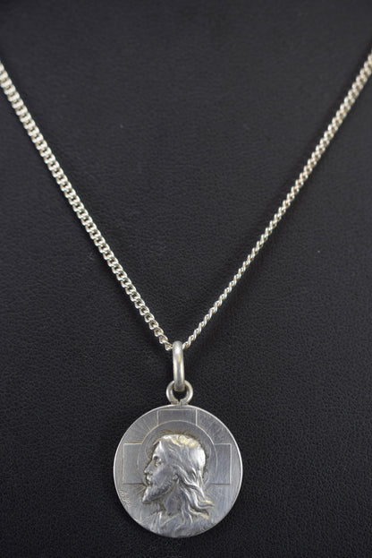 Christ Sterling Silver Medal