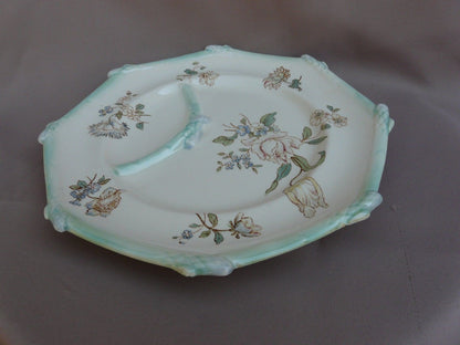 Longchamp Majolica Asparagus Plate - Charmantiques