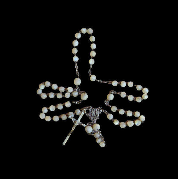 Vintage Mother of Pearl Vintage Rosary Chaplet 