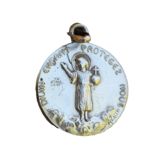 The Divine Child Jesus Amulet Medal Pendant