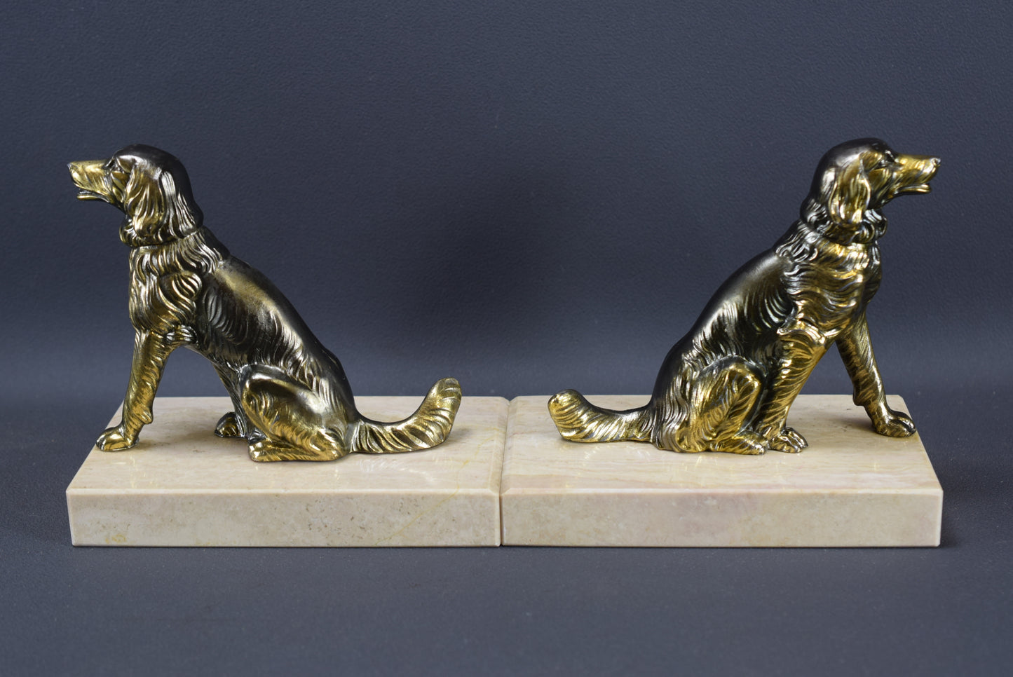 Art Deco Dog Bookends