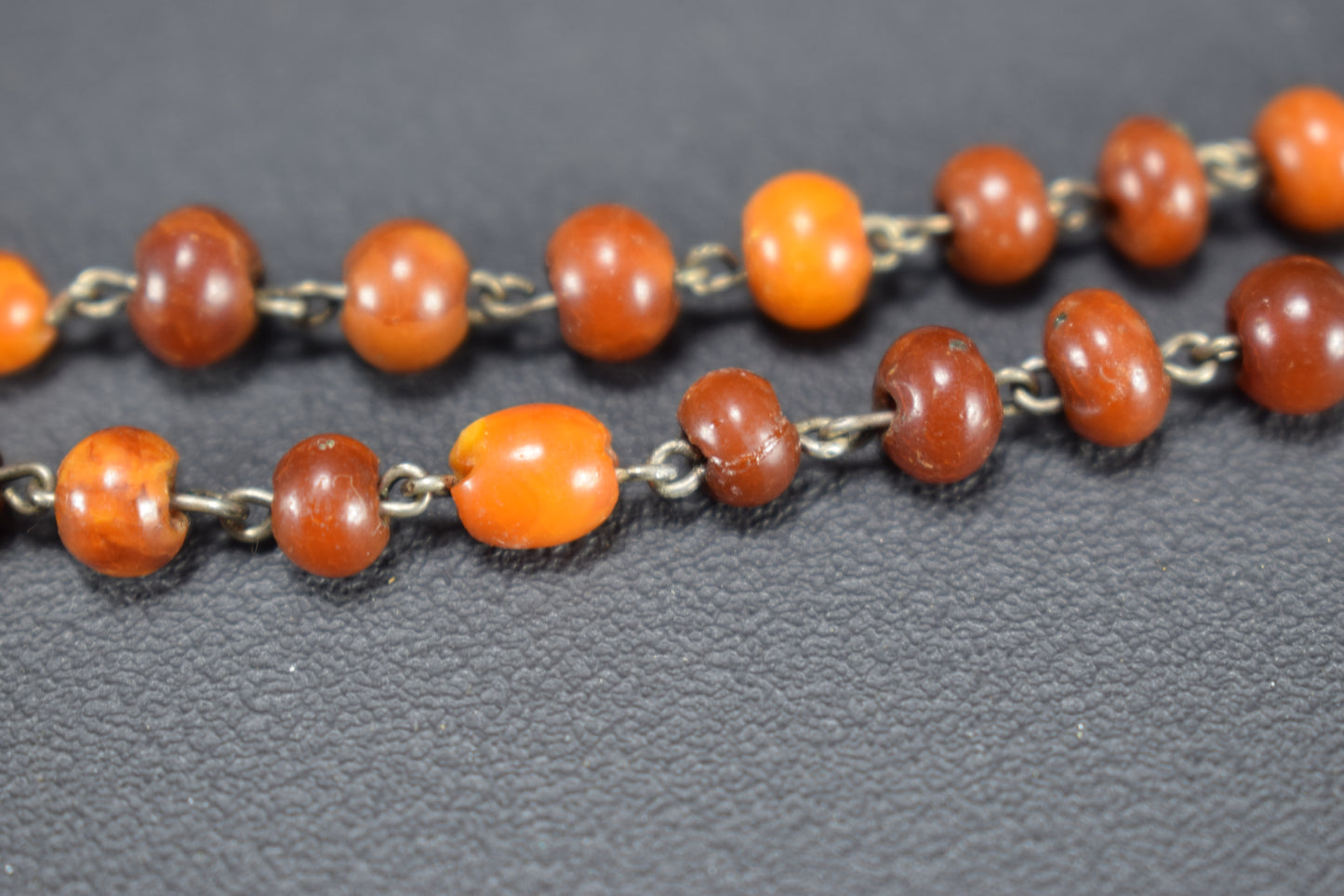 Red Cherry Amber Rosary