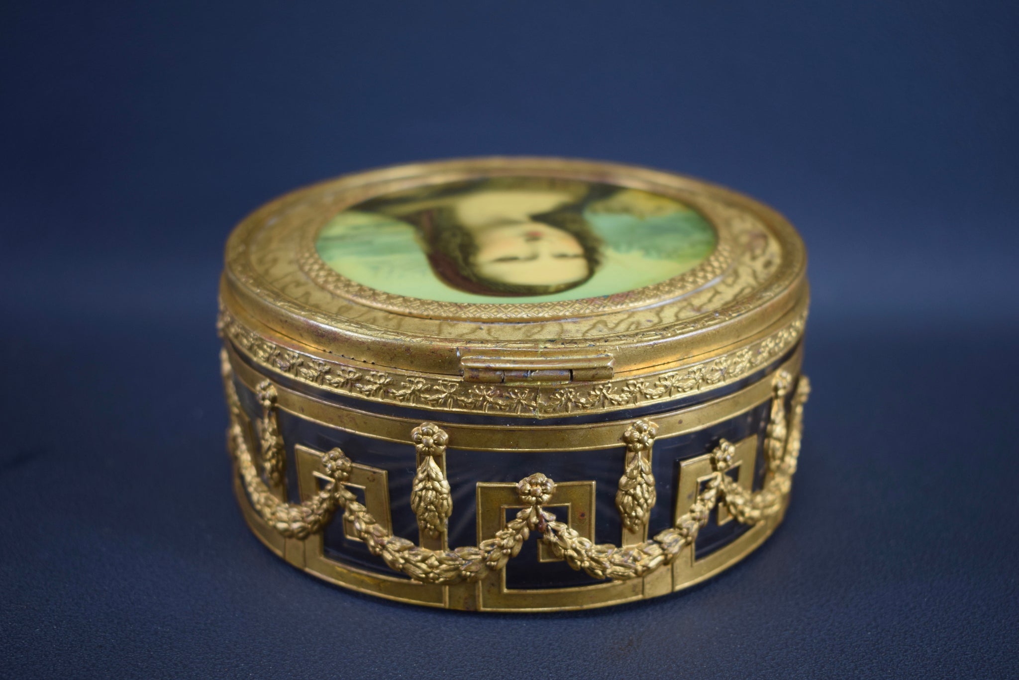 Jewelry box decoration of the Mona Lisa 19th