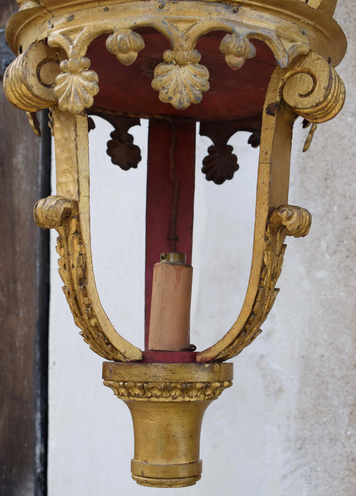Antique Wood Lantern