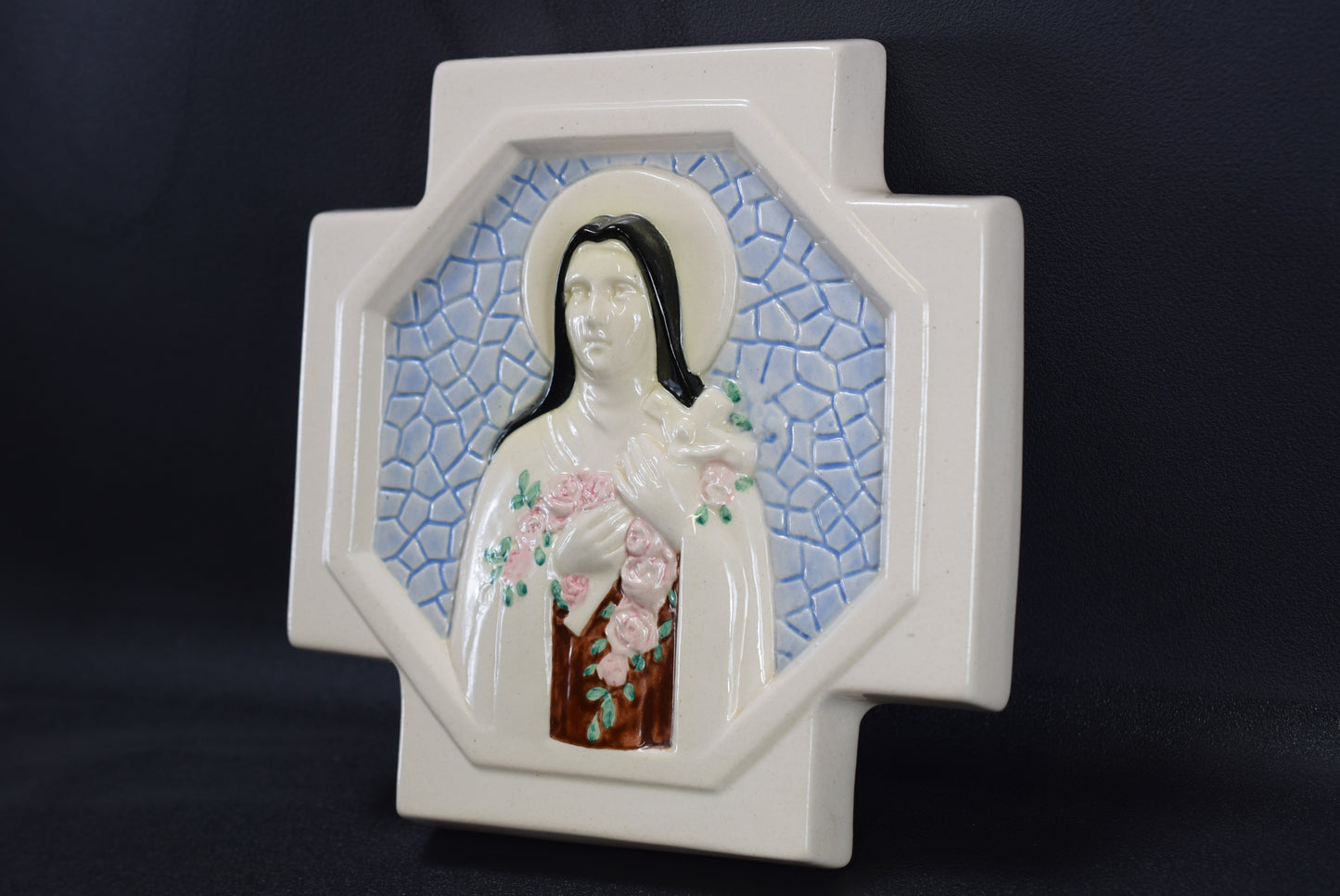 Plaque en Faience Desvres par M Caullet Nantard 