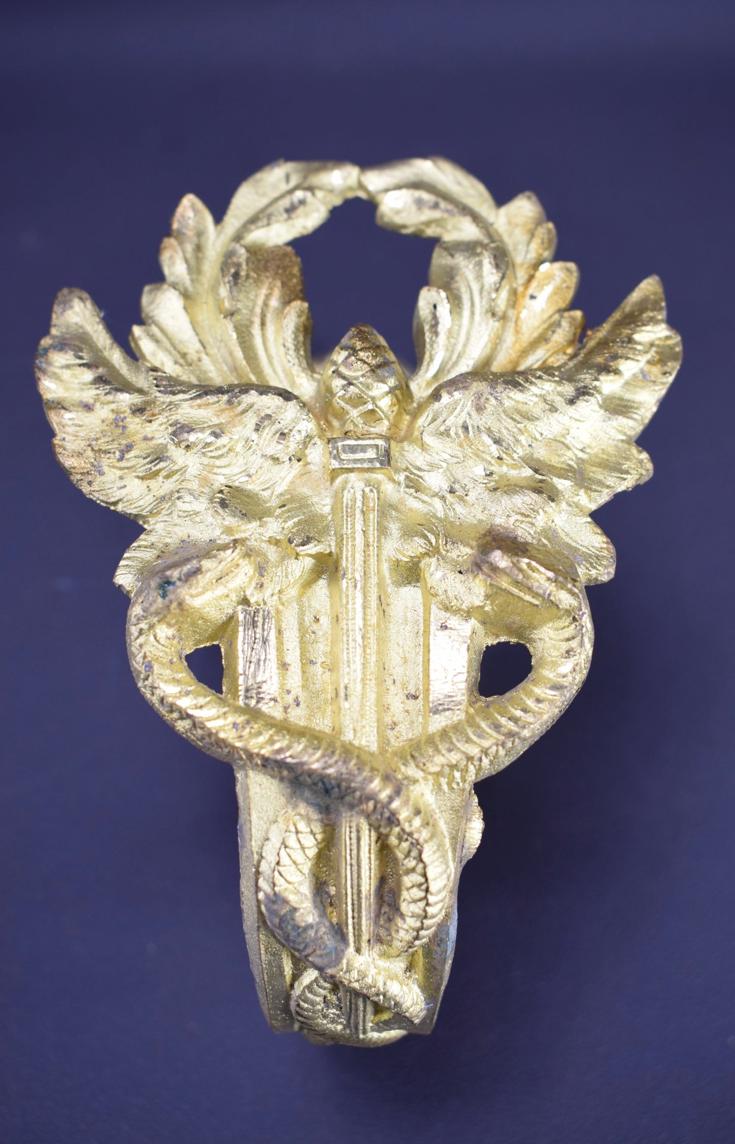Porte-Rideau Caducée Bronze